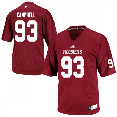 Sale - Crimson Charles Campbell #93 Indiana Hoosiers Football Men Popular University Jersey