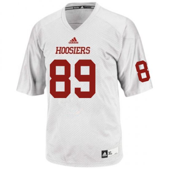 Sale - White Matt Bjorson #89 Indiana Hoosiers Football Men Exquisite College Jersey