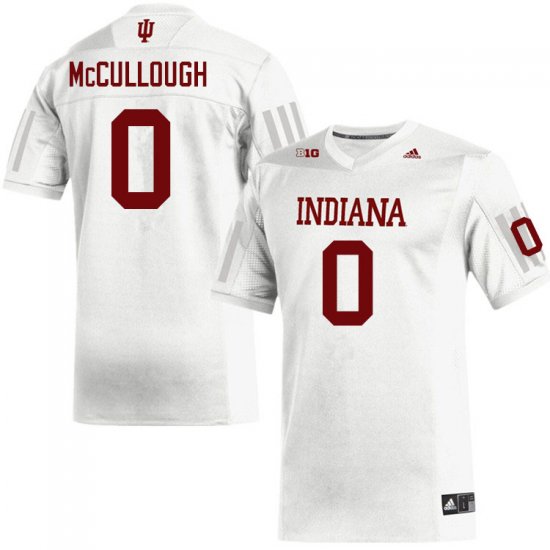 Sale - White Dasan McCullough #0 Indiana Hoosiers Football Men Classic NCAA Jersey