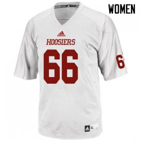 Sale - White Aidan Rafferty #66 Indiana Hoosiers Football Women Popular University Jersey