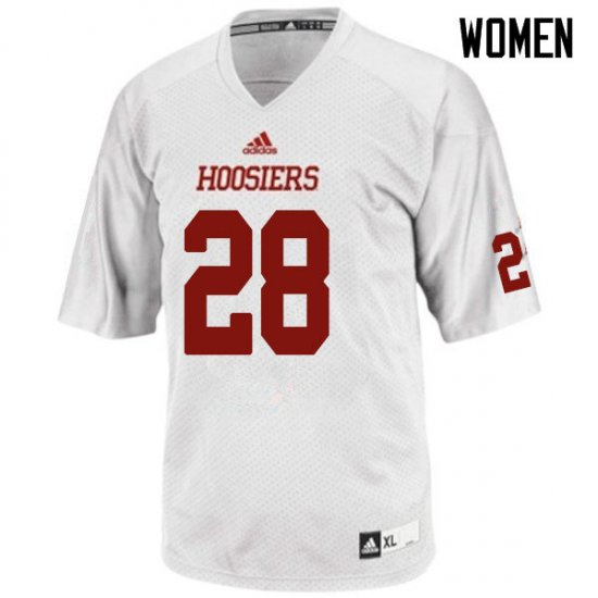 Sale - White A\'Shon Riggins #28 Indiana Hoosiers Football Women Classic NCAA Jersey