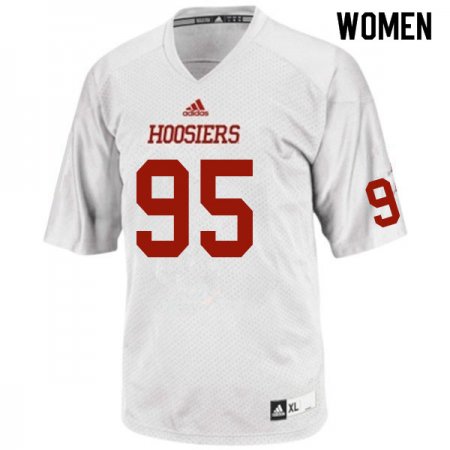 Sale - White Antoine Whitner Jr. #95 Indiana Hoosiers Football Women Popular University Jersey