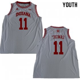 Sale - White Isiah Thomas #11 Indiana Hoosiers Basketball Youth Popular University Jersey