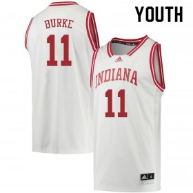 Sale - Retro Shaan Burke #11 Indiana Hoosiers Basketball Youth Classic NCAA Jersey