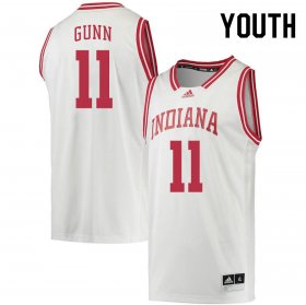 Sale - Retro CJ Gunn #11 Indiana Hoosiers Basketball Youth Classic NCAA Jersey